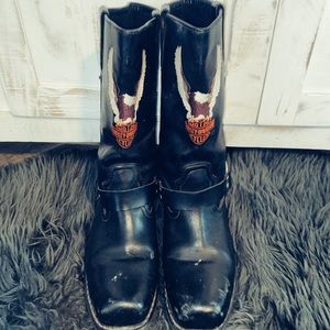 Vintage Harley Davidson Boots